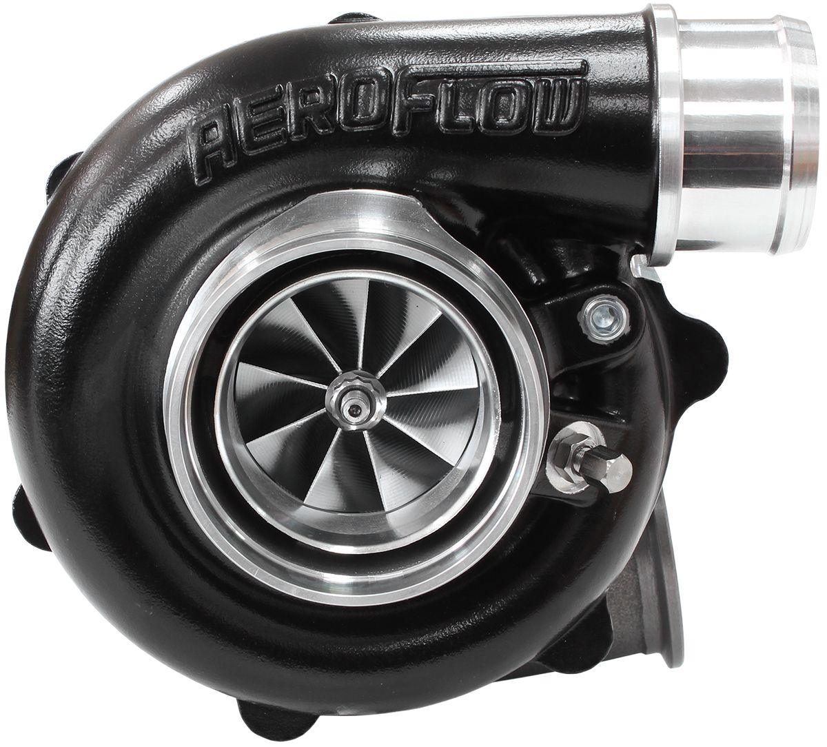Aeroflow BOOSTED B5455 1.21 Turbocharger 660HP, Hi Temp Black Finish (AF8005-3042BLK) AF8005-3042BLK