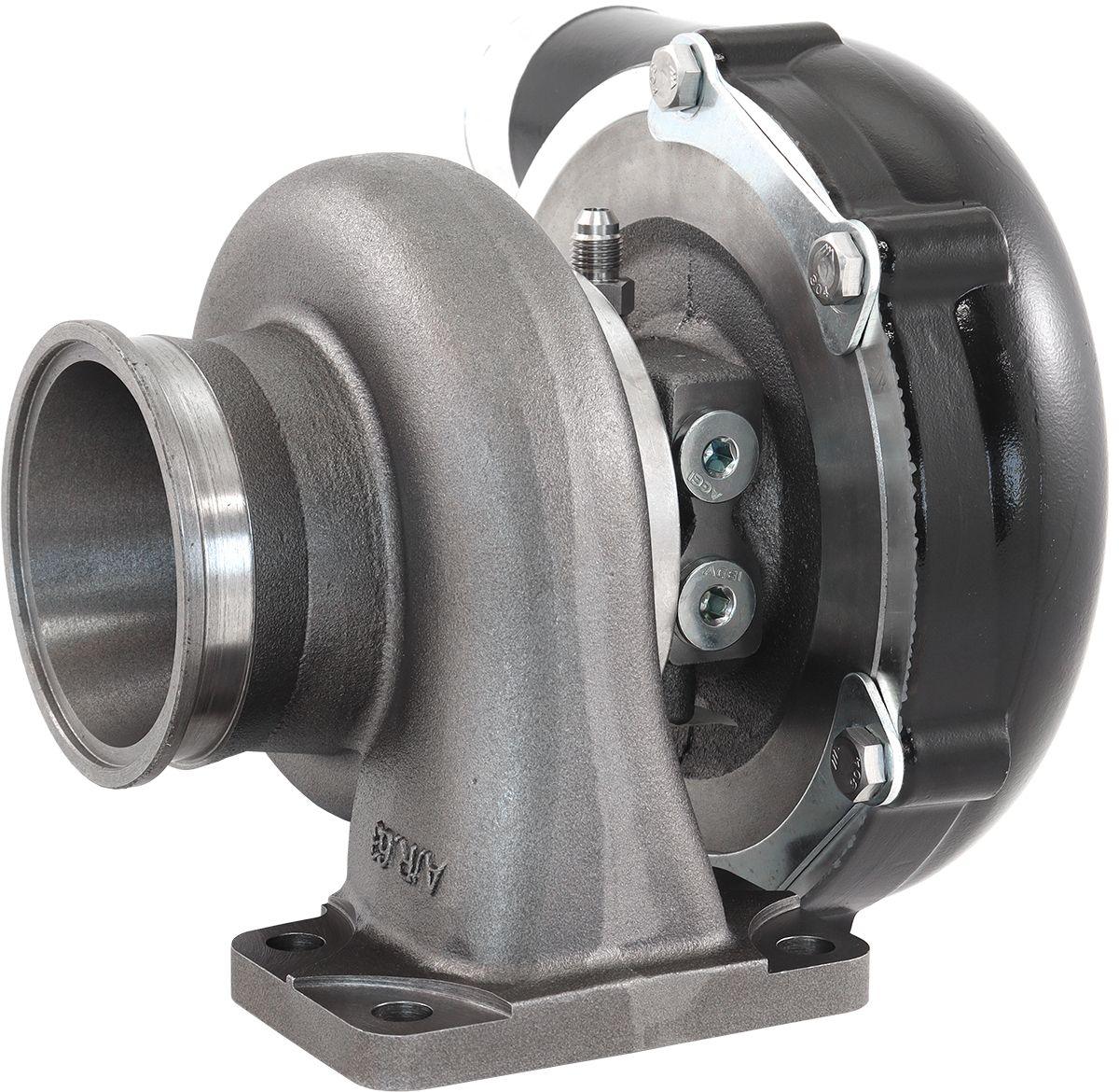 Aeroflow BOOSTED 6255 .83 Turbocharger 900HP, Hi Temp Black Finish (AF8005-3052BLK)
