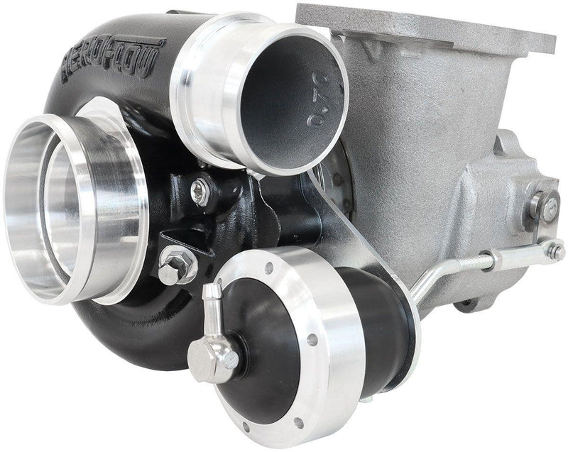 Aeroflow BOOSTED B5455 T3 .83 Internal Wastegate Turbocharger 660HP, Hi Temp Black Finish (AF8005-3076BLK)