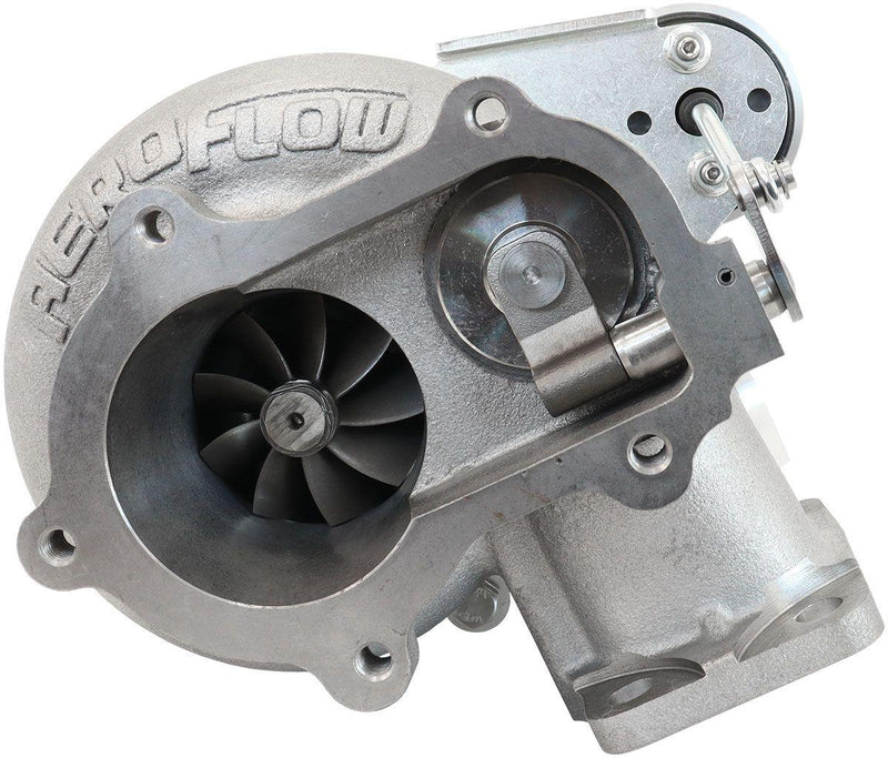Aeroflow BOOSTED B5455 T3 .83 Internal Wastegate Turbocharger 660HP, Hi Temp Black Finish (AF8005-3076BLK)