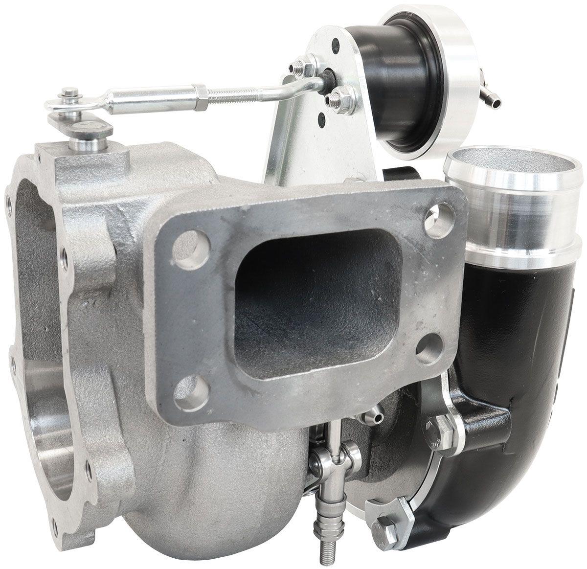 Aeroflow BOOSTED B5455 T3 .83 Internal Wastegate Turbocharger 660HP, Hi Temp Black Finish (AF8005-3076BLK)