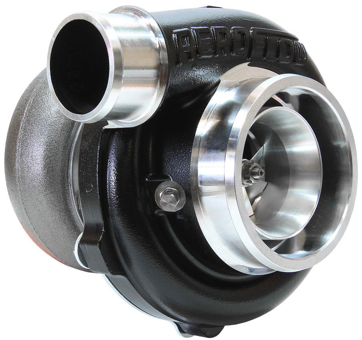 Aeroflow BOOSTED 5455 .83 Reverse Rotation Turbocharger 650HP, Hi Temp Black Finish (AF8005-3101BLK)