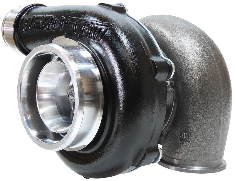 Aeroflow BOOSTED 5455 1.01 Reverse Rotation Turbocharger 650HP, Hi Temp Black Finish (AF8005-3102BLK)