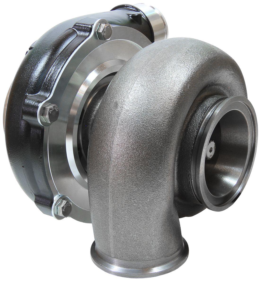 Aeroflow BOOSTED 5455 1.01 Reverse Rotation Turbocharger 650HP, Hi Temp Black Finish (AF8005-3102BLK)
