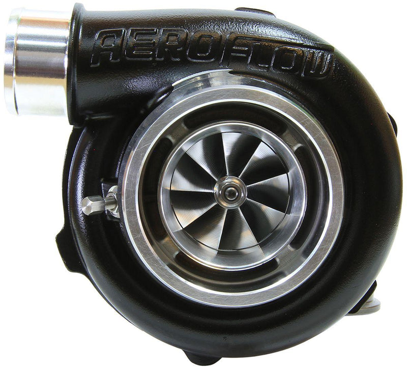 Aeroflow BOOSTED 5855 .83 Reverse Rotation Turbocharger 750HP, Hi Temp Black Finish (AF8005-3106BLK) AF8005-3106BLK