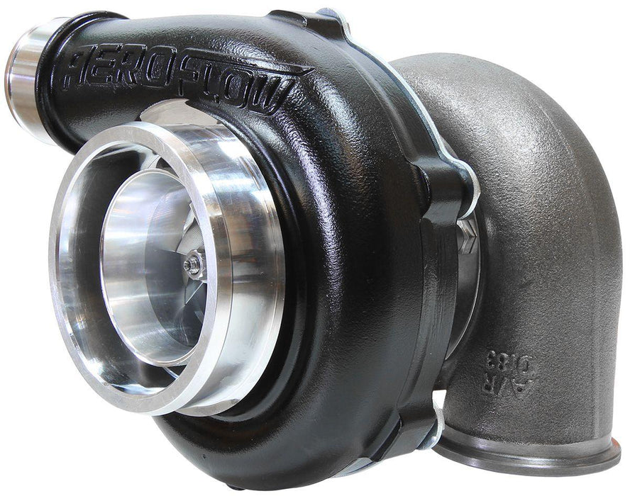 Aeroflow BOOSTED 5855 .83 Reverse Rotation Turbocharger 750HP, Hi Temp Black Finish (AF8005-3106BLK)