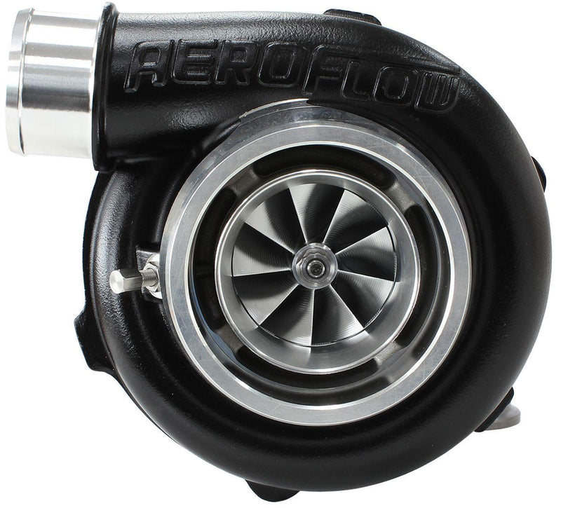 Aeroflow BOOSTED 5855 1.01 Reverse Rotation Turbocharger 750HP, Hi Temp Black Finish (AF8005-3107BLK) AF8005-3107BLK