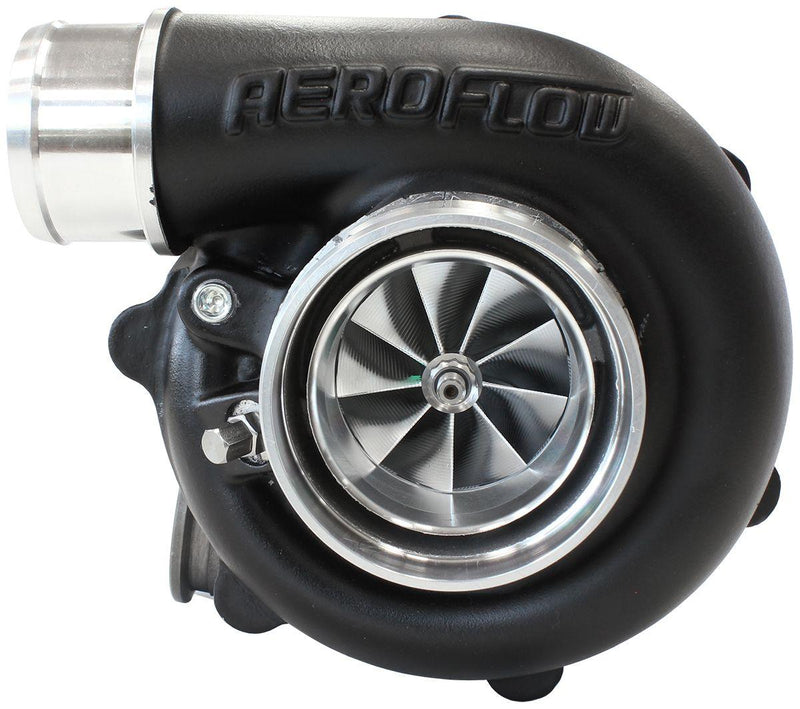 Aeroflow BOOSTED B5455 .83 Reverse Rotation Turbocharger 660HP, Hi Temp Black Finish (AF8005-3140BLK) AF8005-3140BLK