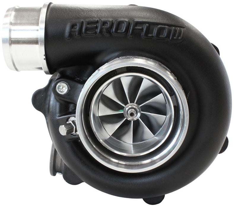 Aeroflow BOOSTED B5455 .83 Reverse Rotation Turbocharger 660HP, Hi Temp Black Finish (AF8005-3140BLK)