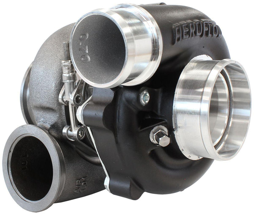 Aeroflow BOOSTED B5455 1.01 Reverse Rotation Turbocharger 660HP, Hi Temp Black Finish (AF8005-3141BLK)