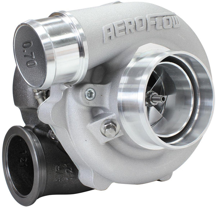 Aeroflow BOOSTED B5455 1.21 Reverse Rotation Turbocharger 660HP, Natural Cast Finish (AF8005-3142)