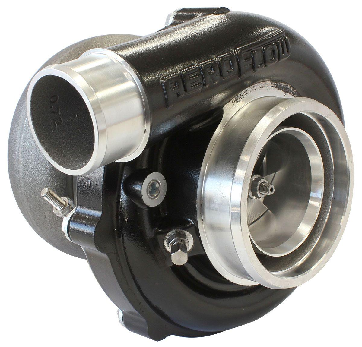 Aeroflow BOOSTED 6255 .83 Reverse Rotation Turbocharger 900HP, Hi Temp Black Finish (AF8005-3156BLK)