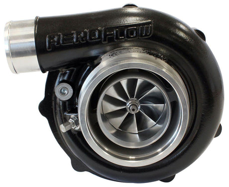 Aeroflow BOOSTED 6255 1.21 Reverse Rotation Turbocharger 900HP, Hi Temp Black Finish (AF8005-3158BLK) AF8005-3158BLK