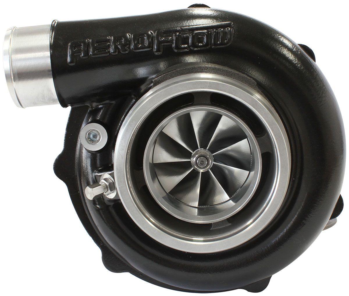 Aeroflow BOOSTED 6262 1.21 Reverse Rotation Turbocharger 900HP, Hi Temp Black Finish (AF8005-3166BLK) AF8005-3166BLK