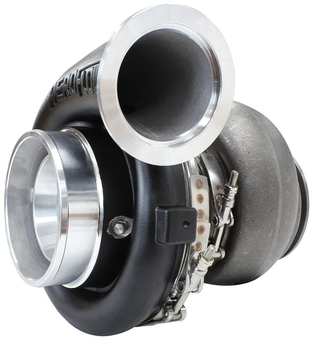 Aeroflow BOOSTED 7075 T4 1.15 Turbocharger 950HP, Hi Temp Black Finish (AF8005-4004BLK)