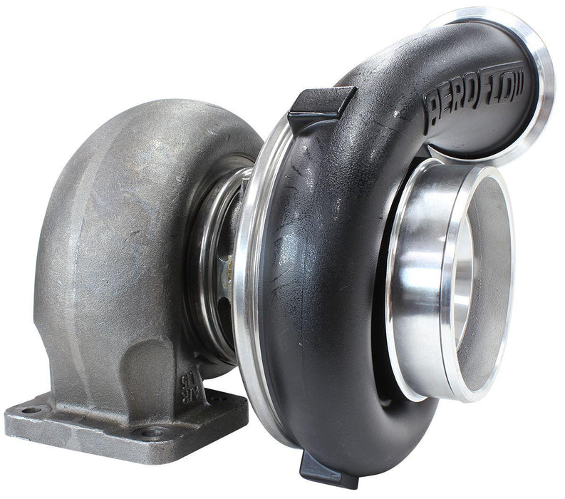 Aeroflow BOOSTED 7075 T4 1.15 Turbocharger 950HP, Hi Temp Black Finish (AF8005-4004BLK)