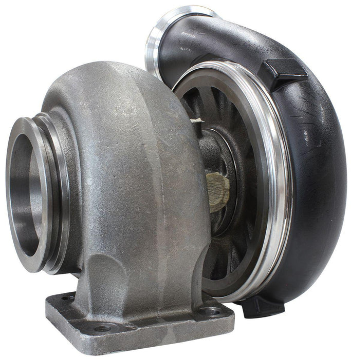 Aeroflow BOOSTED 7075 T4 1.15 Turbocharger 950HP, Hi Temp Black Finish (AF8005-4004BLK)