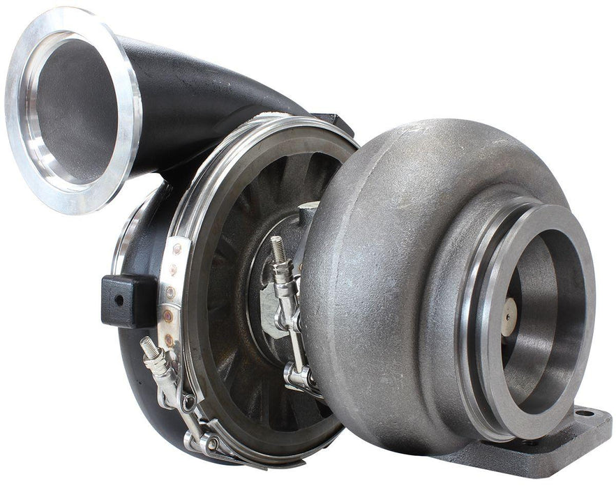 Aeroflow BOOSTED 7075 T4 1.15 Turbocharger 950HP, Hi Temp Black Finish (AF8005-4004BLK)