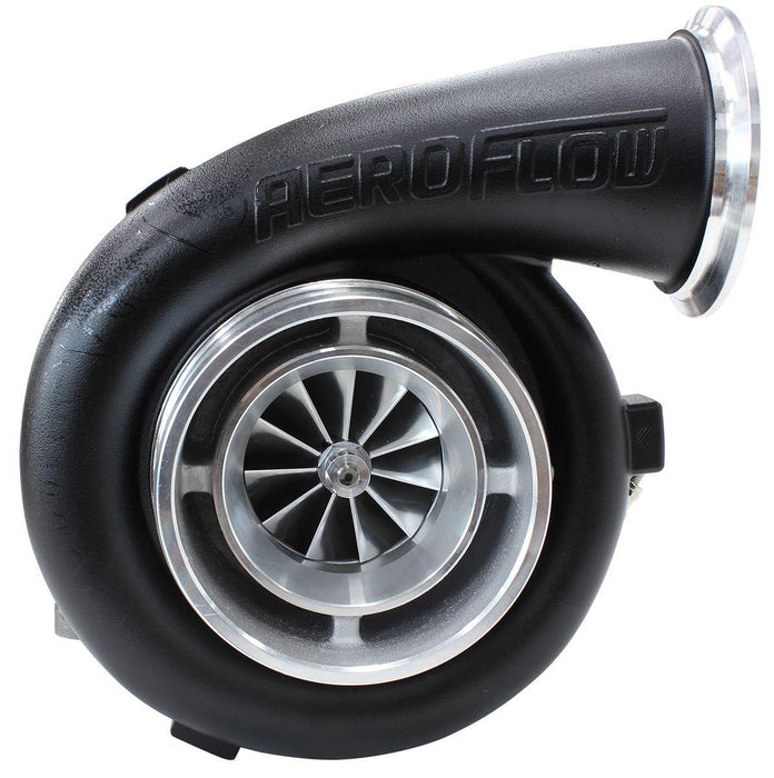 Aeroflow BOOSTED 7075 T4 1.15 Turbocharger 950HP, Hi Temp Black Finish (AF8005-4004BLK)