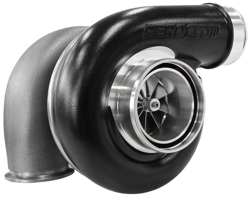 Aeroflow BOOSTED 7375 V-Band 1.01 Turbocharger 1200HP, Hi Temp Black Finish (AF8005-4006BLK)