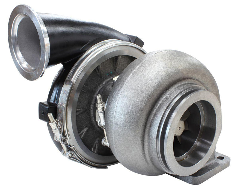 Aeroflow BOOSTED 8077 T4 1.15 Turbocharger 1250HP, Hi Temp Black Finish (AF8005-4007BLK)