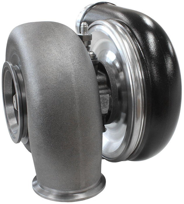 Aeroflow BOOSTED 7375 V-Band 1.28 Turbocharger 1200HP, Hi Temp Black Finish (AF8005-4009BLK)