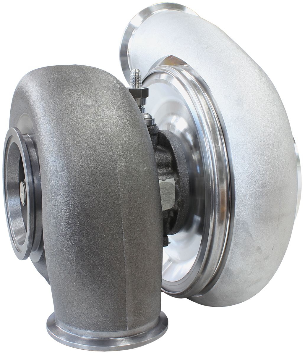 Aeroflow BOOSTED 7975 V-Band 1.28 Turbocharger 1450HP, Natural Cast Finish (AF8005-4012)