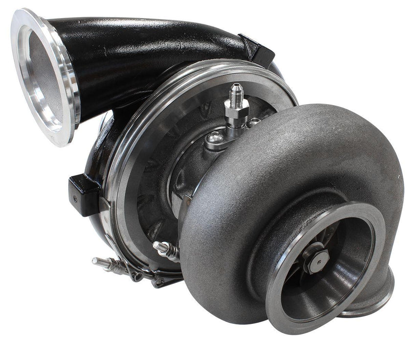 Aeroflow BOOSTED 7075 V-Band 1.16 Turbocharger 950HP, Hi Temp Black Finish (AF8005-4014BLK)