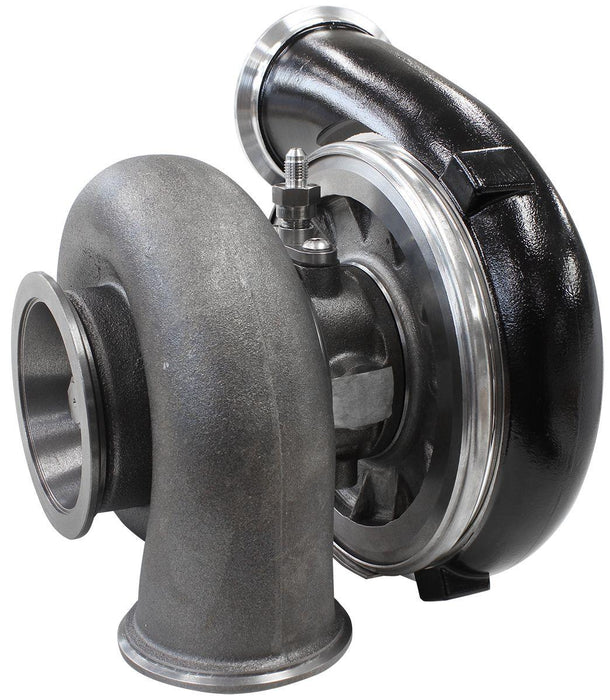 Aeroflow BOOSTED 7075 V-Band 1.16 Turbocharger 950HP, Hi Temp Black Finish (AF8005-4014BLK)