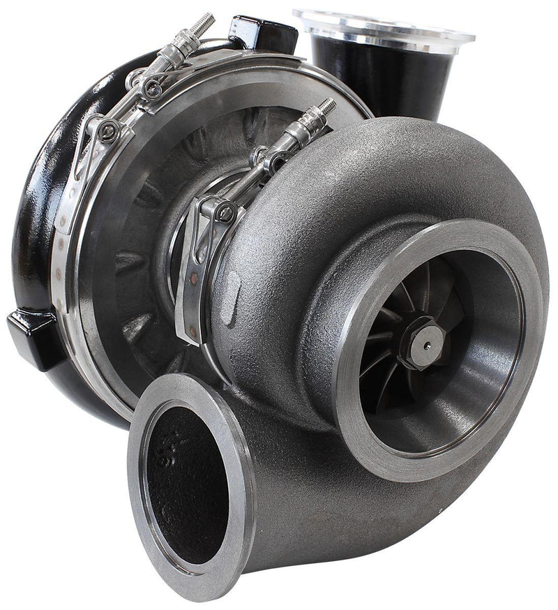 Aeroflow BOOSTED 7075 V-Band 1.16 Turbocharger 950HP, Hi Temp Black Finish (AF8005-4014BLK)