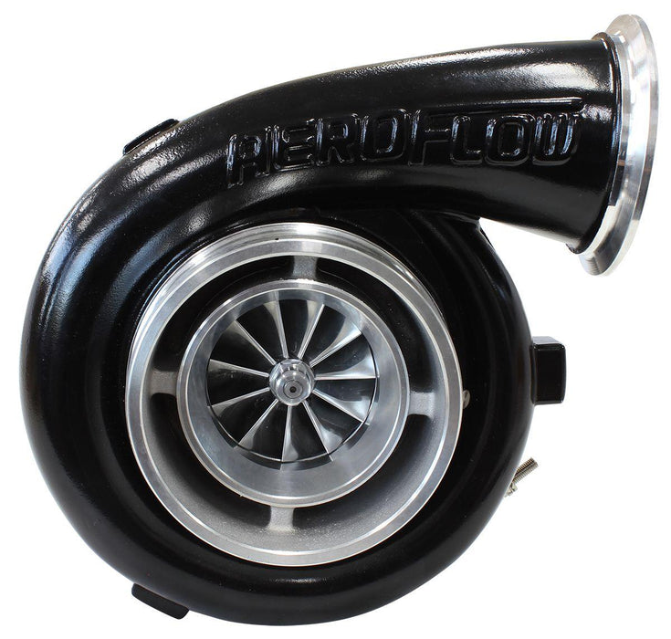 Aeroflow BOOSTED 7075 V-Band 1.16 Turbocharger 950HP, Hi Temp Black Finish (AF8005-4014BLK)