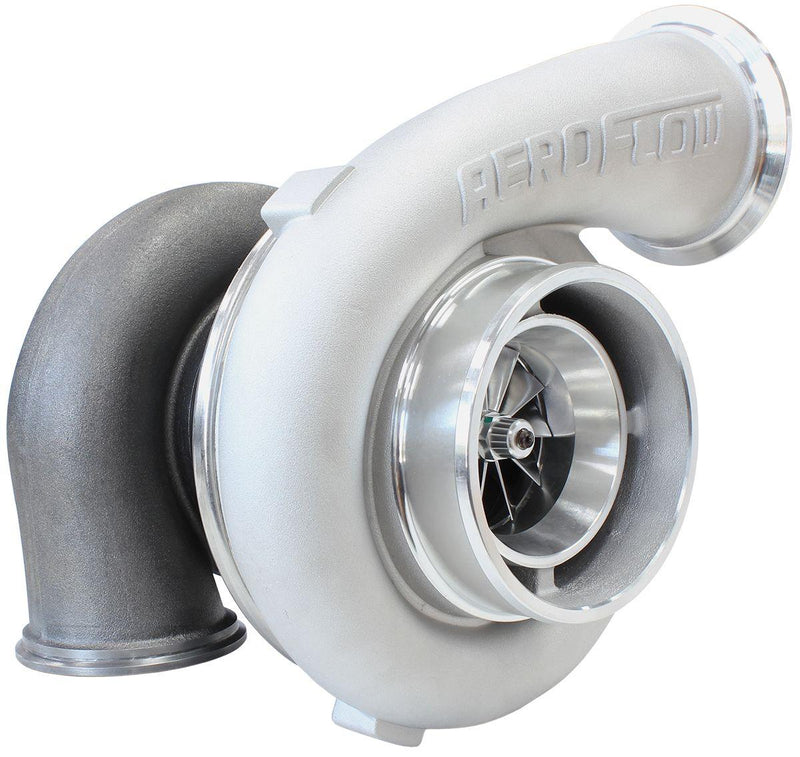Aeroflow BOOSTED 7075 V-Band 1.16 Turbocharger 950HP, Natural Cast Finish (AF8005-4014)