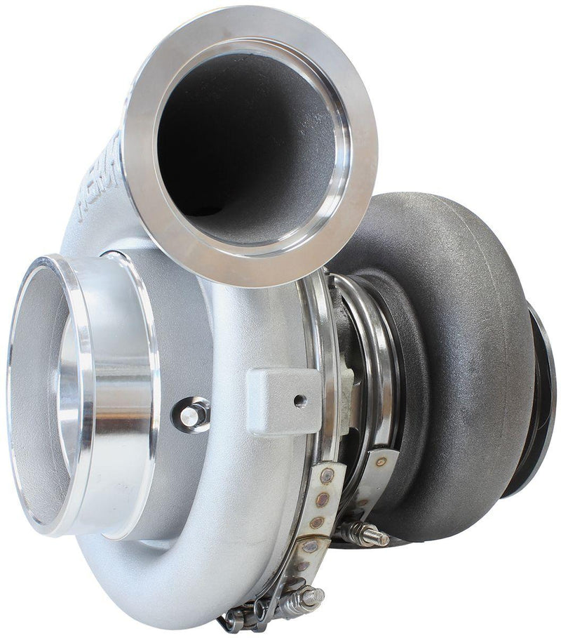 Aeroflow BOOSTED 7075 V-Band 1.16 Turbocharger 950HP, Natural Cast Finish (AF8005-4014)