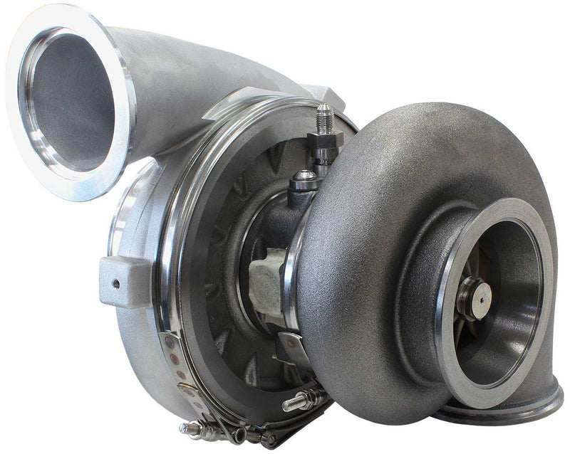 Aeroflow BOOSTED 7075 V-Band 1.16 Turbocharger 950HP, Natural Cast Finish (AF8005-4014)