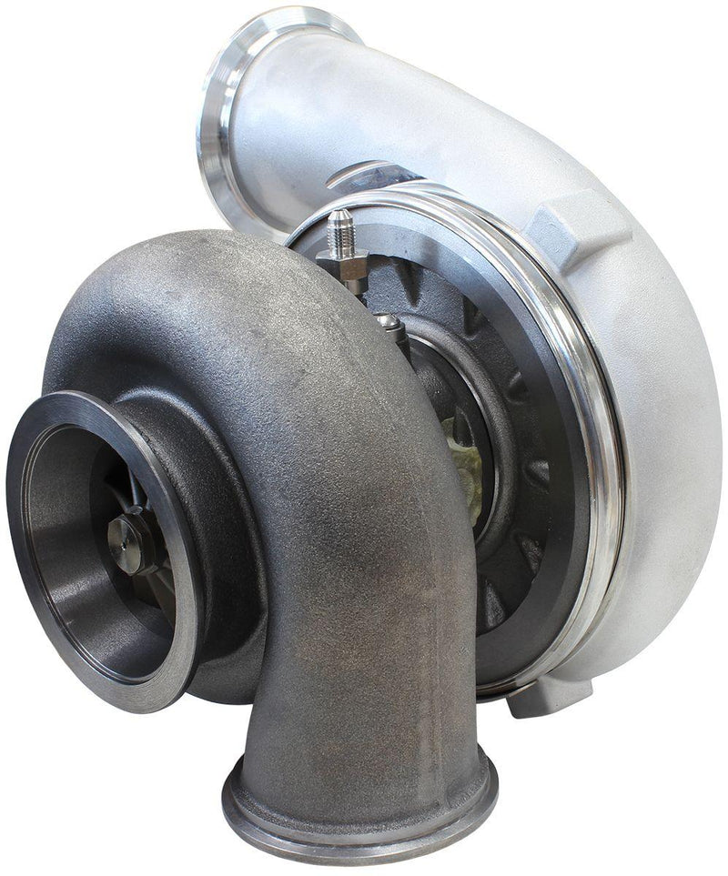 Aeroflow BOOSTED 7075 V-Band 1.16 Turbocharger 950HP, Natural Cast Finish (AF8005-4014)