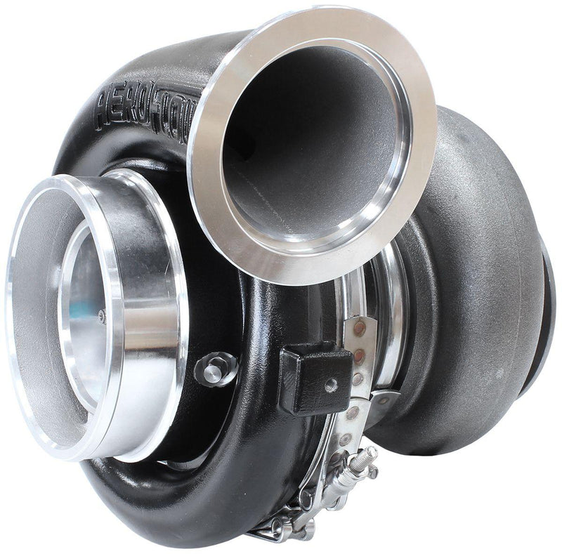 Aeroflow BOOSTED 8077 V-Band 1.16 Turbocharger 1250HP, Hi Temp Black Finish (AF8005-4015BLK)