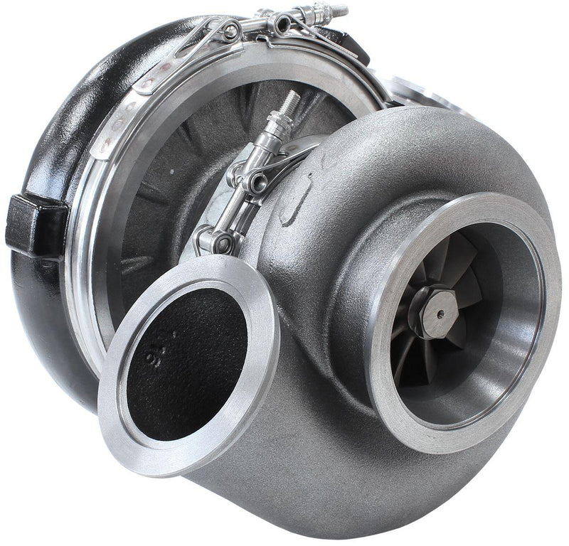 Aeroflow BOOSTED 8077 V-Band 1.16 Turbocharger 1250HP, Hi Temp Black Finish (AF8005-4015BLK)