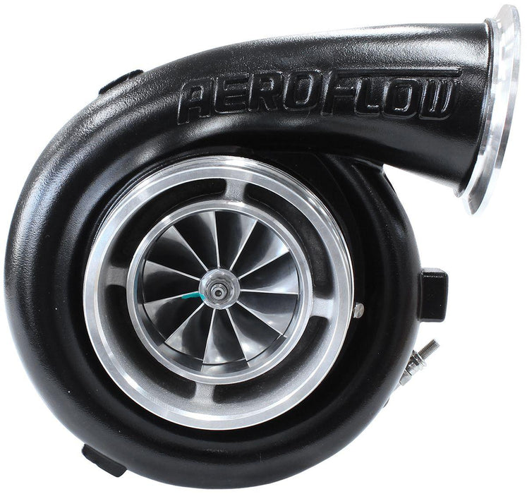 Aeroflow BOOSTED 8077 V-Band 1.16 Turbocharger 1250HP, Hi Temp Black Finish (AF8005-4015BLK)