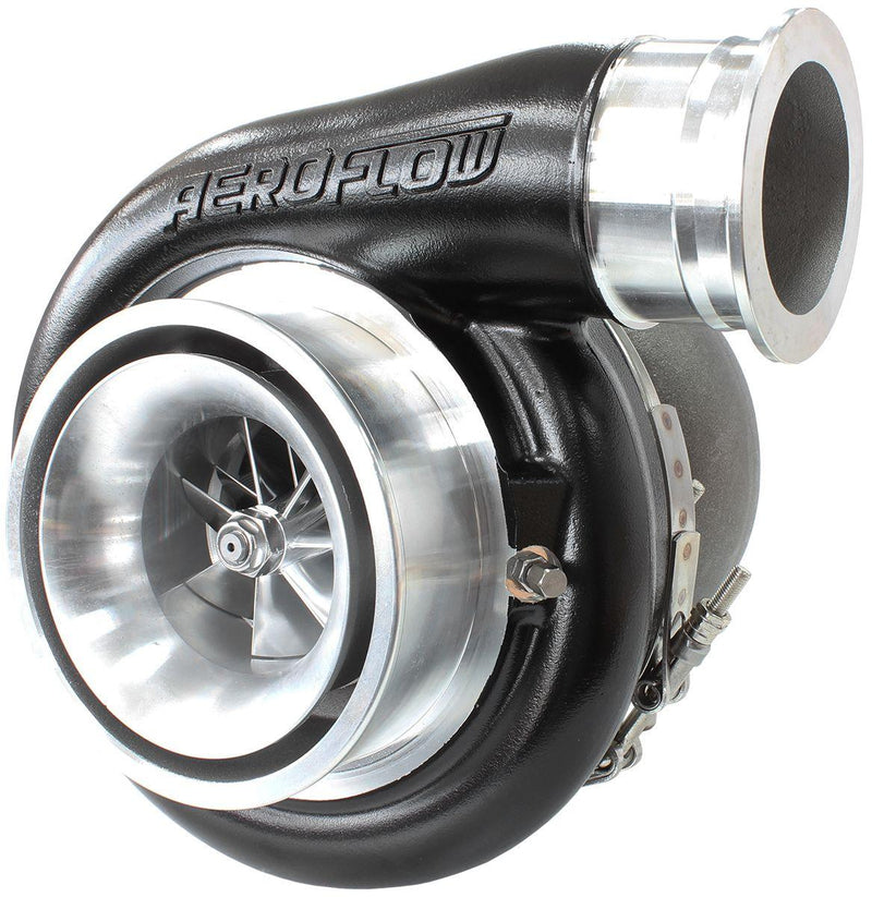 Aeroflow BOOSTED 7575 T4 1.10 Turbocharger 1050HP, Hi Temp Black Finish (AF8005-4017BLK)