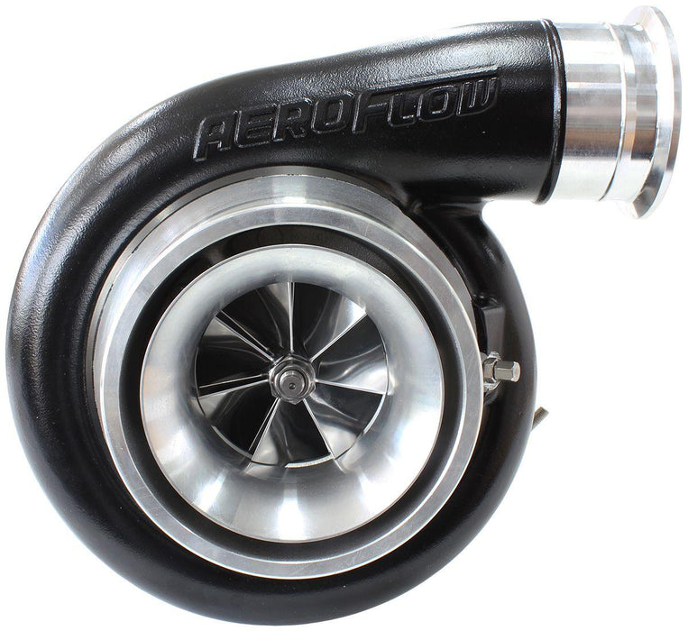 Aeroflow BOOSTED 8075 T4 1.10 Turbocharger 1250HP, Hi Temp Black Finish (AF8005-4018BLK)