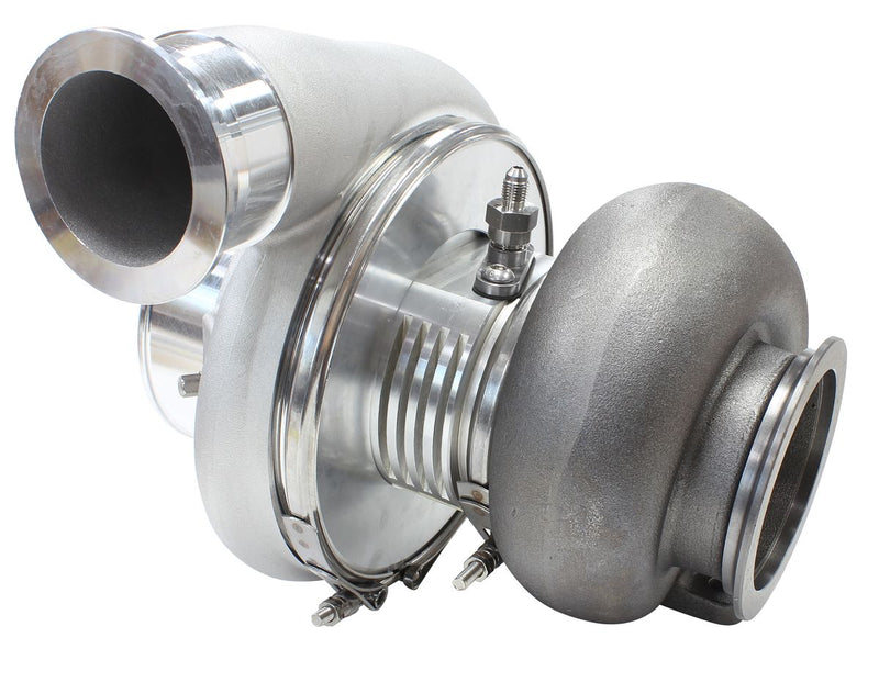 Aeroflow BOOSTED 8075 T4 1.10 Turbocharger 1250HP, Natural Cast Finish (AF8005-4018)
