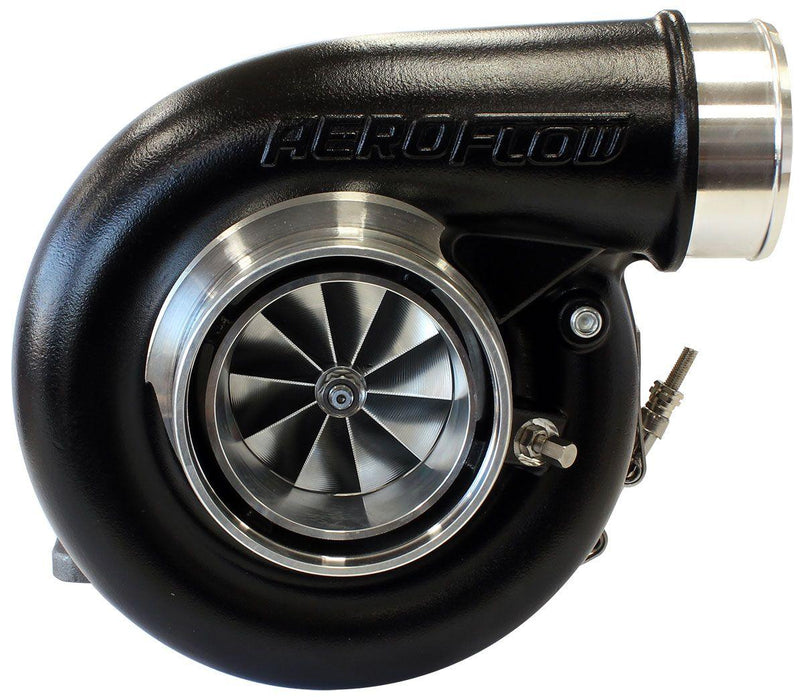 Aeroflow BOOSTED 7375 T4 1.25 Turbocharger 1200HP, Hi Temp Black Finish (AF8005-4042BLK)