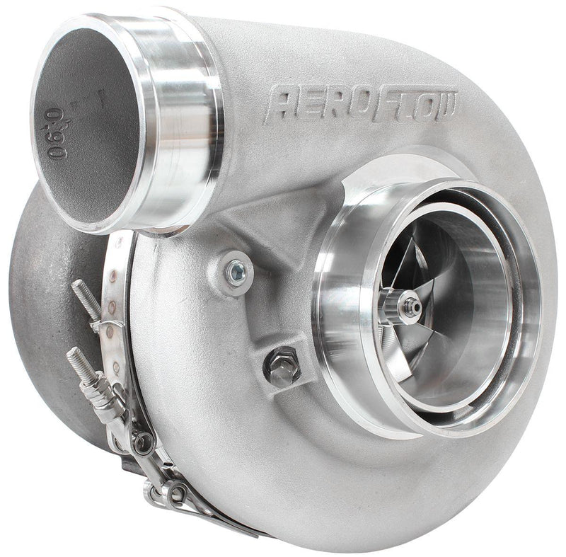 Aeroflow BOOSTED 7375 1.01 Reverse Rotation Turbocharger 1200HP, Natural Cast Finish (AF8005-4106)
