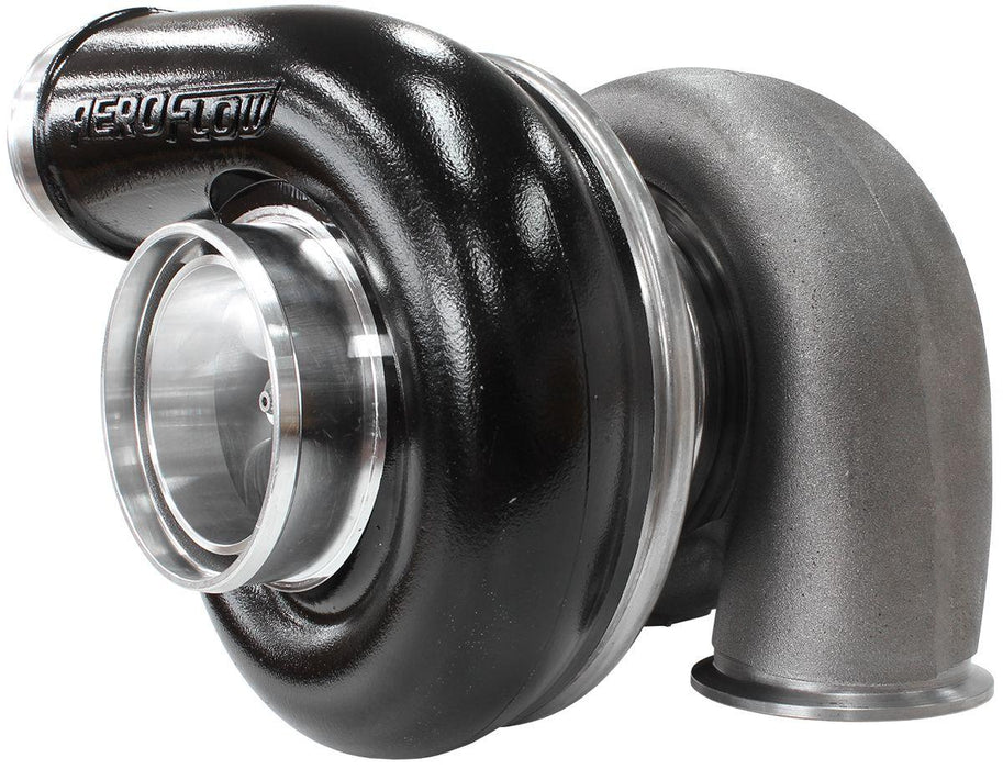 Aeroflow BOOSTED 7375 1.15 Reverse Rotation Turbocharger 1200HP, Hi Temp Black Finish (AF8005-4108BLK)