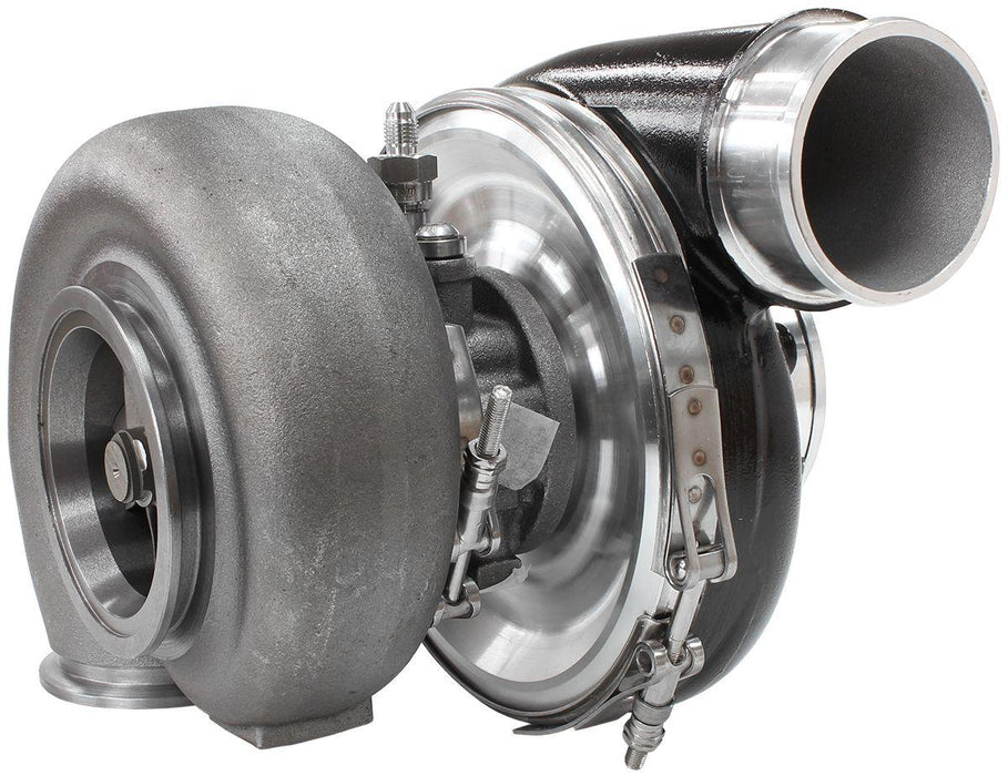 Aeroflow BOOSTED 7375 1.15 Reverse Rotation Turbocharger 1200HP, Hi Temp Black Finish (AF8005-4108BLK)