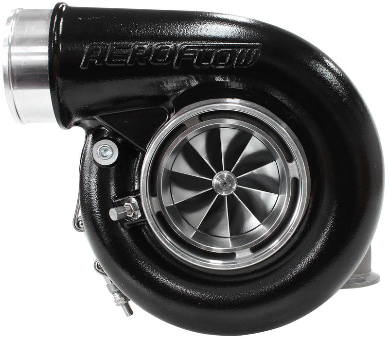 Aeroflow BOOSTED 7375 1.15 Reverse Rotation Turbocharger 1200HP, Hi Temp Black Finish (AF8005-4108BLK) AF8005-4108BLK