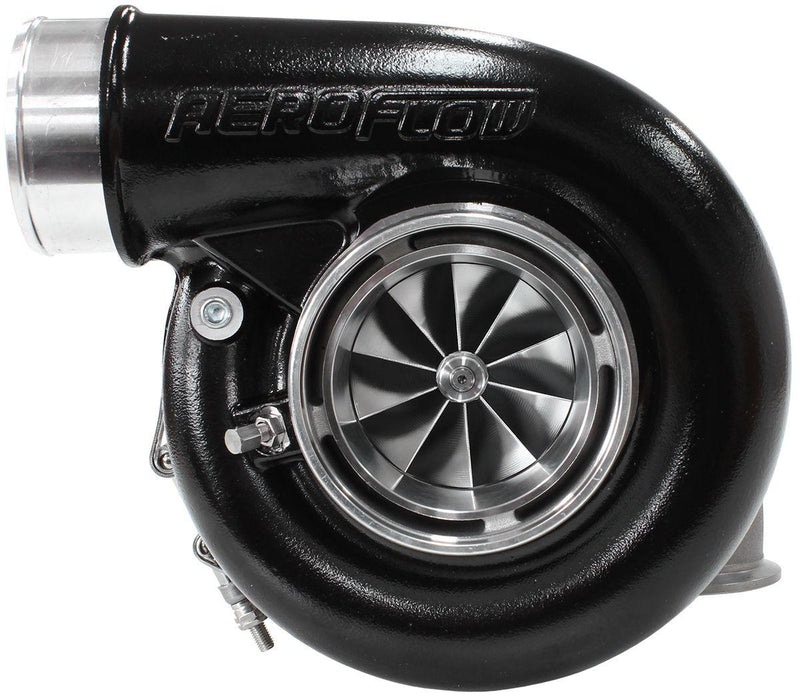 Aeroflow BOOSTED 7375 1.15 Reverse Rotation Turbocharger 1200HP, Hi Temp Black Finish (AF8005-4108BLK)