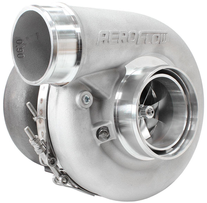 Aeroflow BOOSTED 7375 1.15 Reverse Rotation Turbocharger 1200HP, Natural Cast Finish (AF8005-4108)