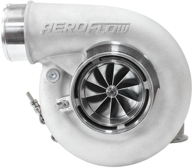 Aeroflow BOOSTED 7375 1.15 Reverse Rotation Turbocharger 1200HP, Natural Cast Finish (AF8005-4108) AF8005-4108