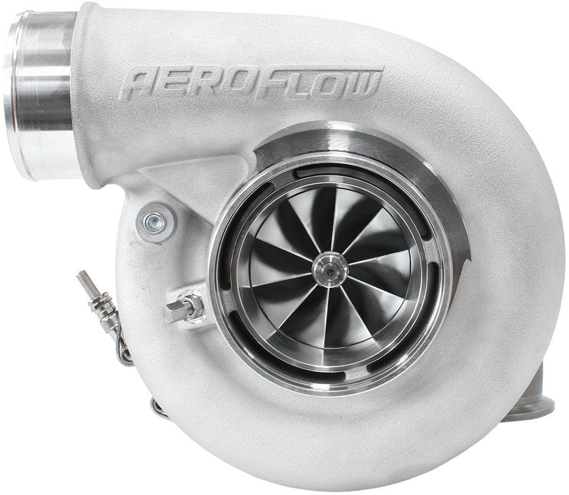 Aeroflow BOOSTED 7375 1.15 Reverse Rotation Turbocharger 1200HP, Natural Cast Finish (AF8005-4108)